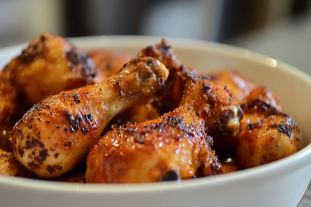 Cooked Tyson frozen fried chicken in a bowl