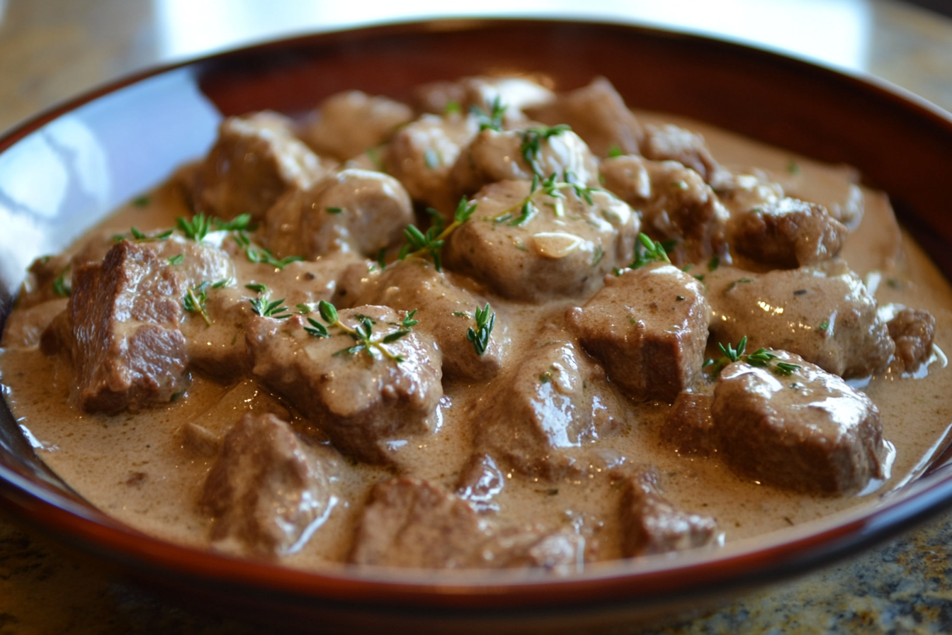 Herb substitutes for thyme in beef stroganoff