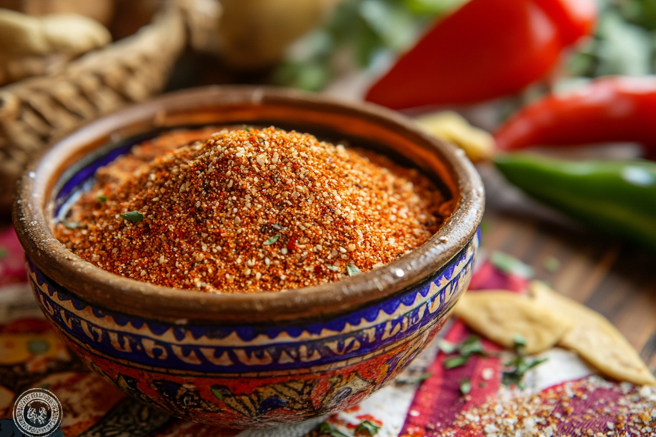 What Tajín is made of - chili, lime, and salt